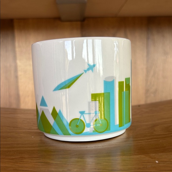 Starbucks Seattle Mug - White, Blue, and Green - Picture 3 of 5